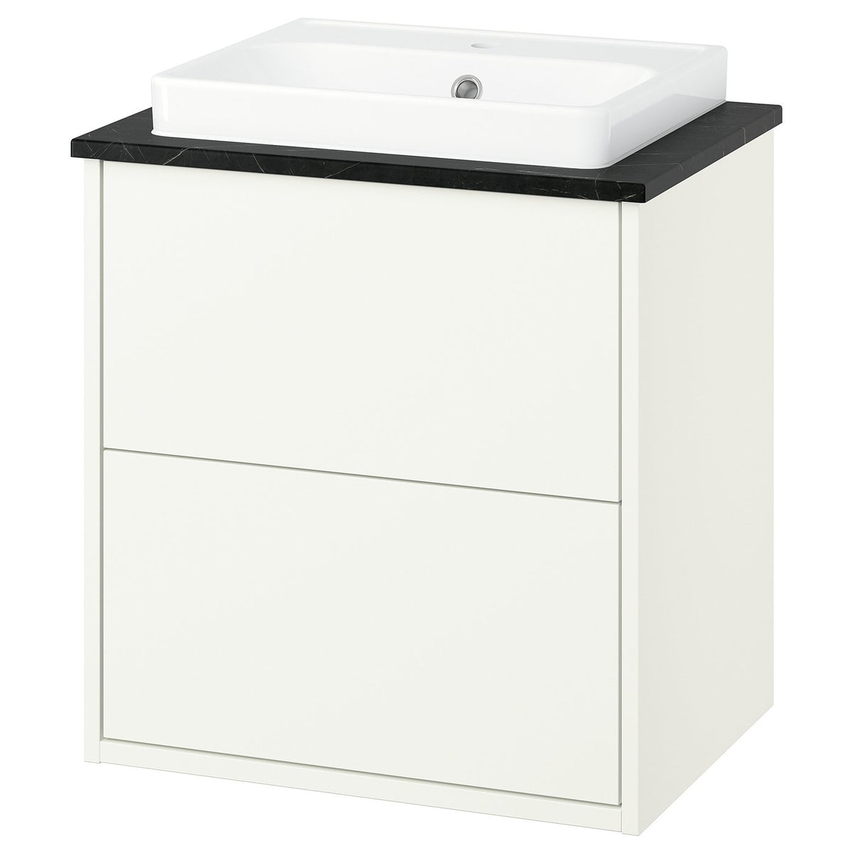 HAVBÄCK / ORRSJÖN wash-stnd w drawers/wash-basin, 62.0x71.0x49.0 cm