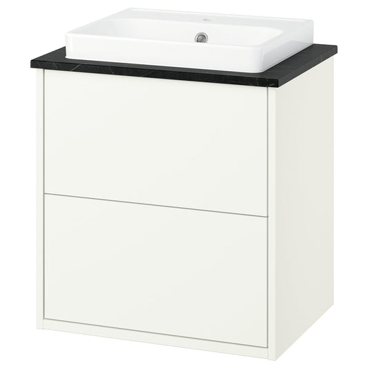 HAVBÄCK / ORRSJÖN wash-stnd w drawers/wash-basin, 62.0x71.0x49.0 cm