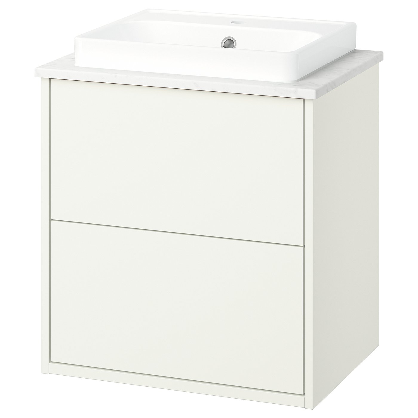 HAVBÄCK / ORRSJÖN wash-stnd w drawers/wash-basin, 62.0x71.0x49.0 cm