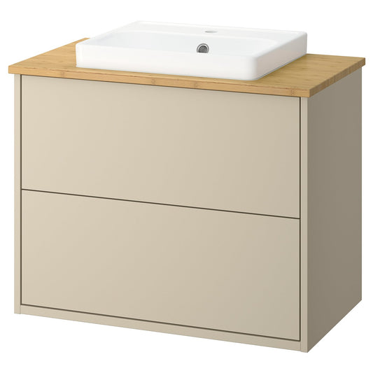 HAVBÄCK / ORRSJÖN wash-stnd w drawers/wash-basin, 82.0x71.0x49.0 cm
