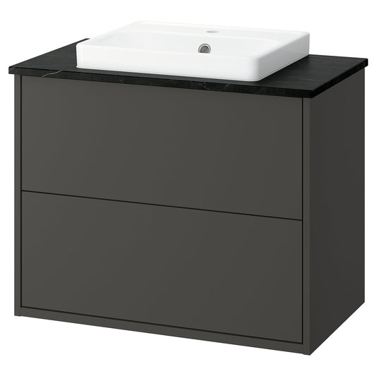 HAVBÄCK / ORRSJÖN wash-stnd w drawers/wash-basin, 82.0x71.0x49.0 cm