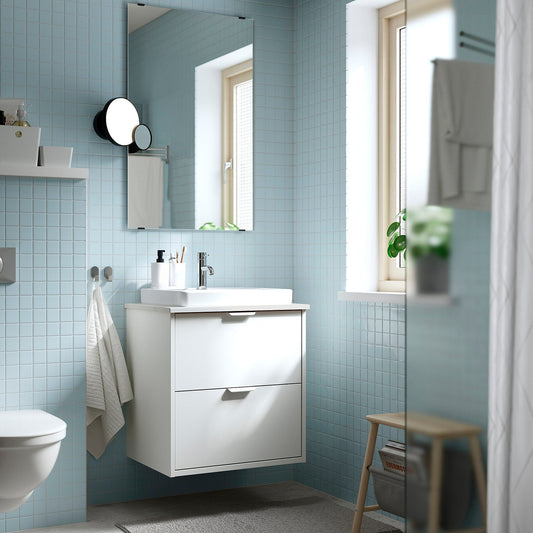 HAVBÄCK / ORRSJÖN wash-stnd w drawers/wash-basin, 62.0x71.0x49.0 cm
