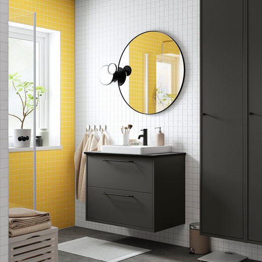 HAVBÄCK / ORRSJÖN wash-stnd w drawers/wash-basin, 82.0x71.0x49.0 cm