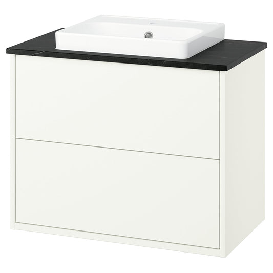 HAVBÄCK / ORRSJÖN wash-stnd w drawers/wash-basin, 82.0x71.0x49.0 cm
