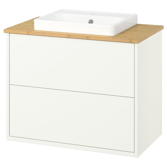 HAVBÄCK / ORRSJÖN wash-stnd w drawers/wash-basin, 82.0x71.0x49.0 cm