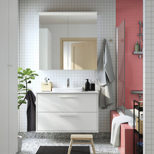 HAVBÄCK / ORRSJÖN wash-stnd w drawers/wash-basin, 102.0x71.0x49.0 cm