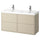 HAVBÄCK / ORRSJÖN - Washbasin/blender cabinet, beige,122x49x69 cm