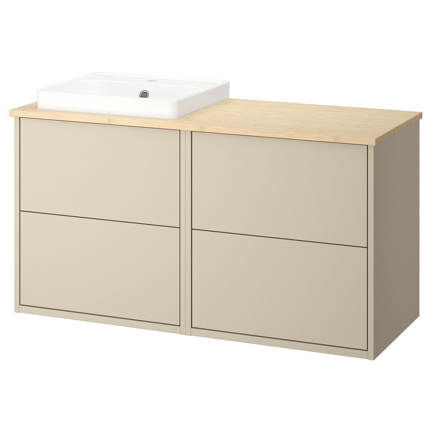 HAVBÄCK / ORRSJÖN wash-stand/wash-basin, 122.0x71.0x49.0 cm