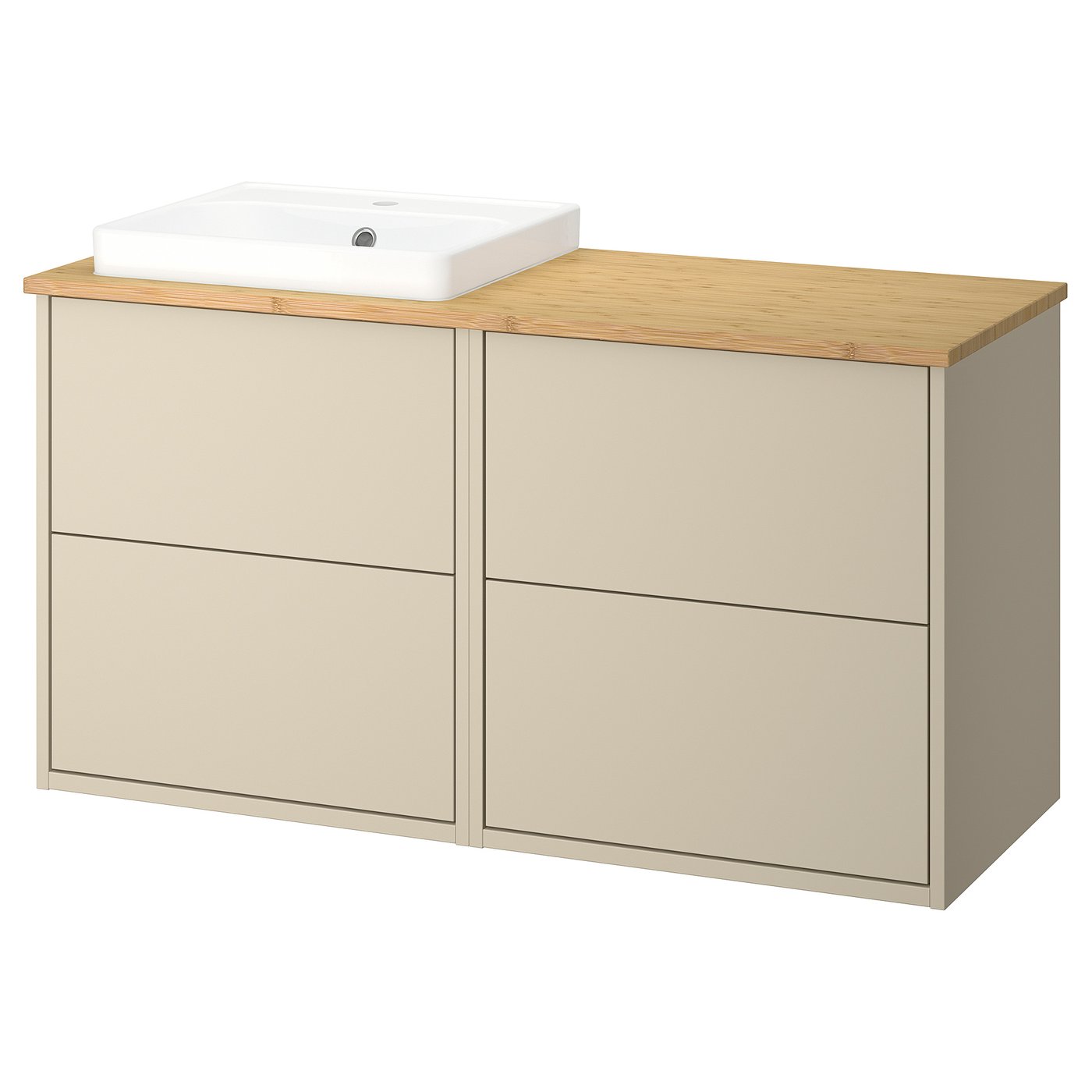 HAVBÄCK / ORRSJÖN wash-stand/wash-basin, 122.0x71.0x49.0 cm