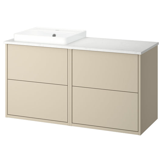 HAVBÄCK / ORRSJÖN wash-stand/wash-basin, 122.0x71.0x49.0 cm