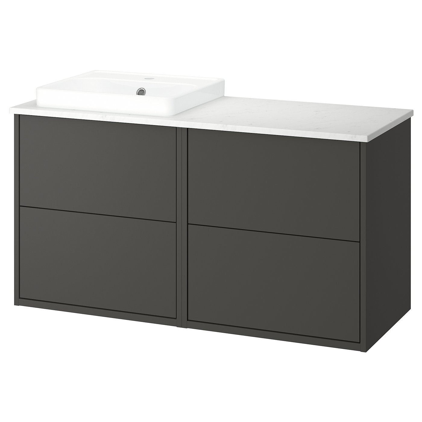 HAVBÄCK / ORRSJÖN wash-stand/wash-basin, 122.0x71.0x49.0 cm