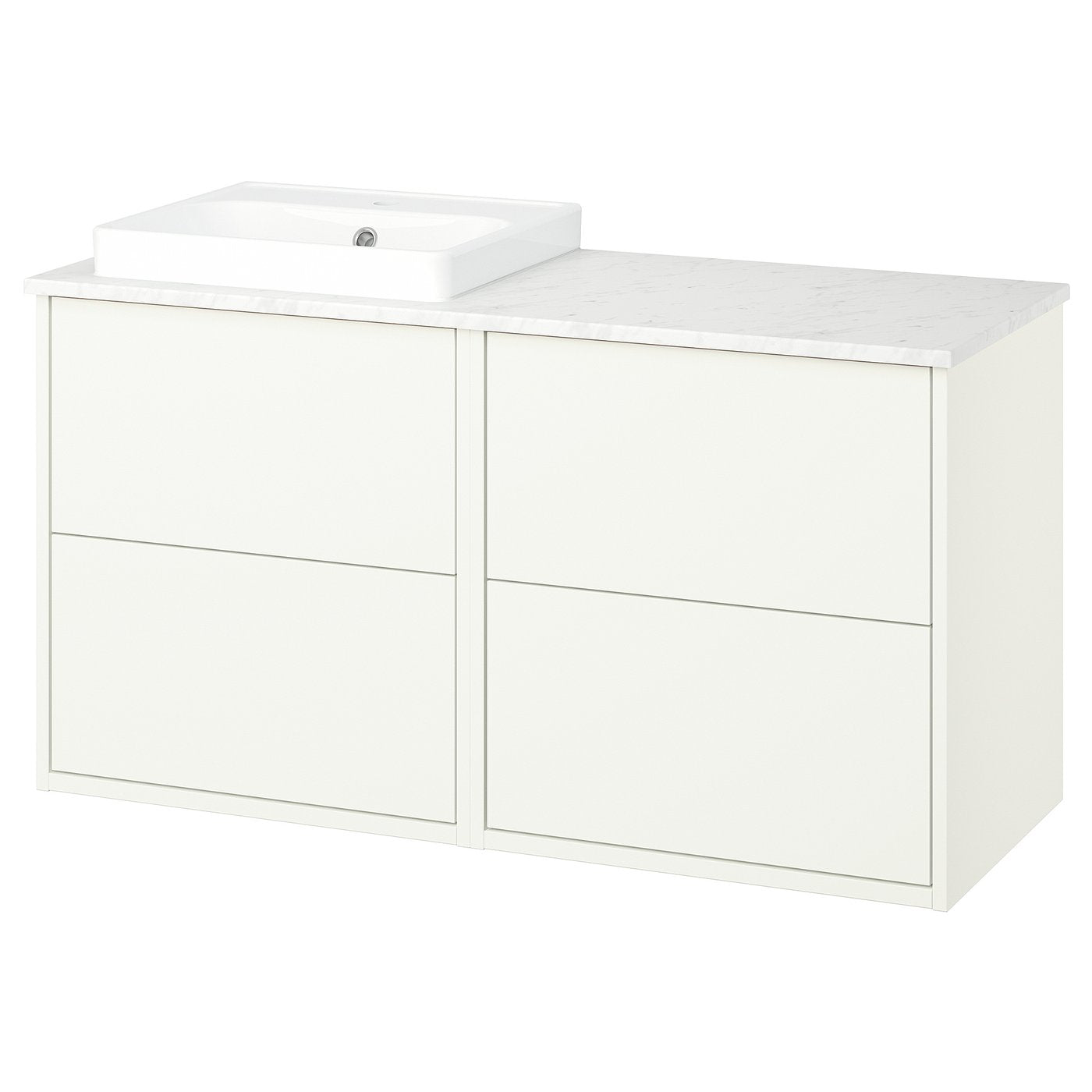 HAVBÄCK / ORRSJÖN wash-stand/wash-basin, 122.0x71.0x49.0 cm