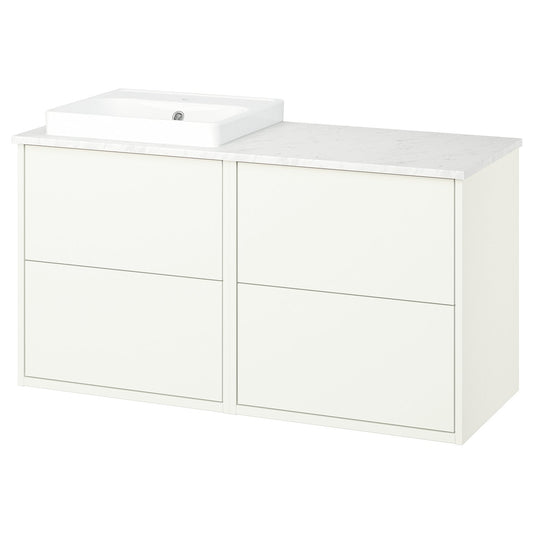 HAVBÄCK / ORRSJÖN wash-stand/wash-basin, 122.0x71.0x49.0 cm