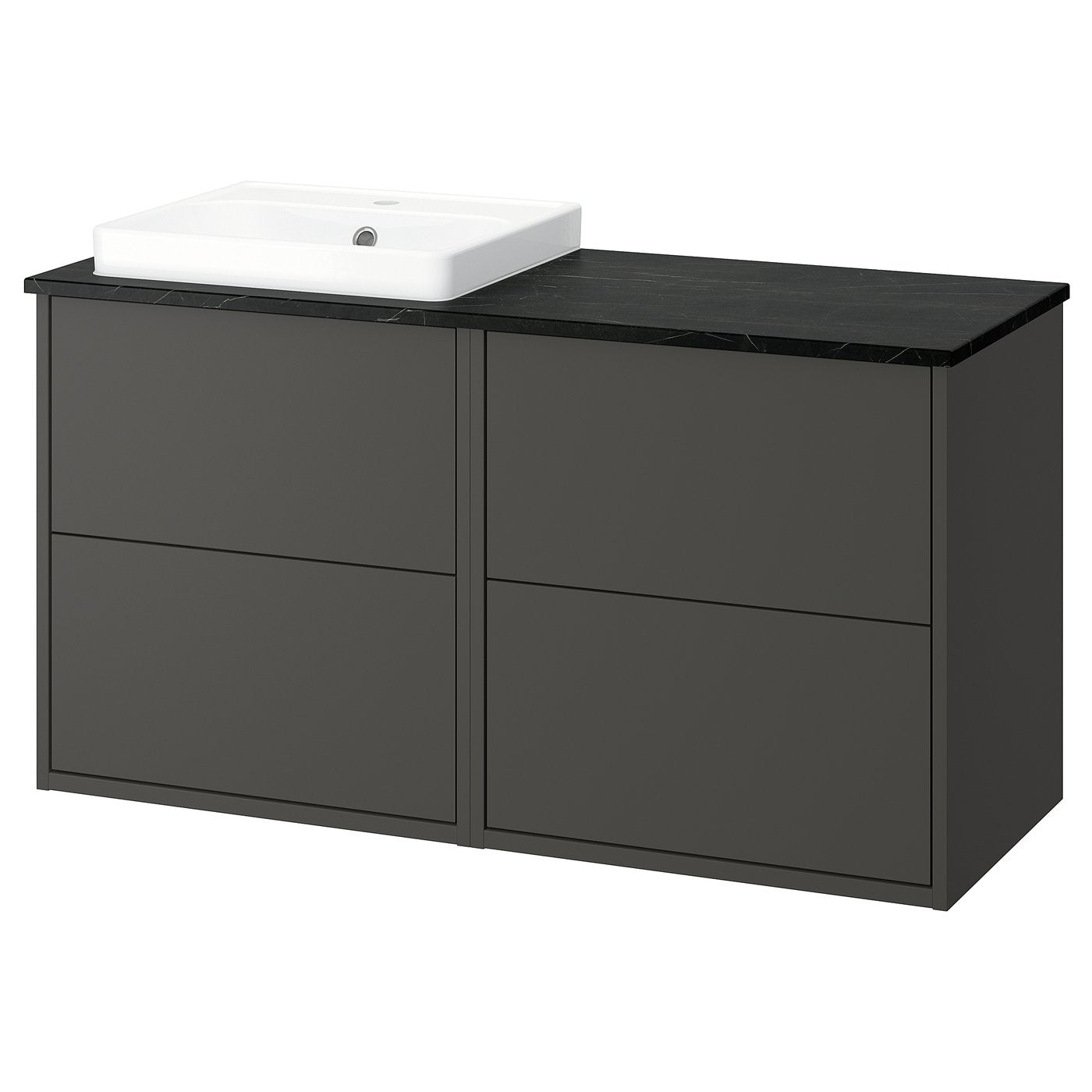 HAVBÄCK / ORRSJÖN wash-stand/wash-basin, 122.0x71.0x49.0 cm