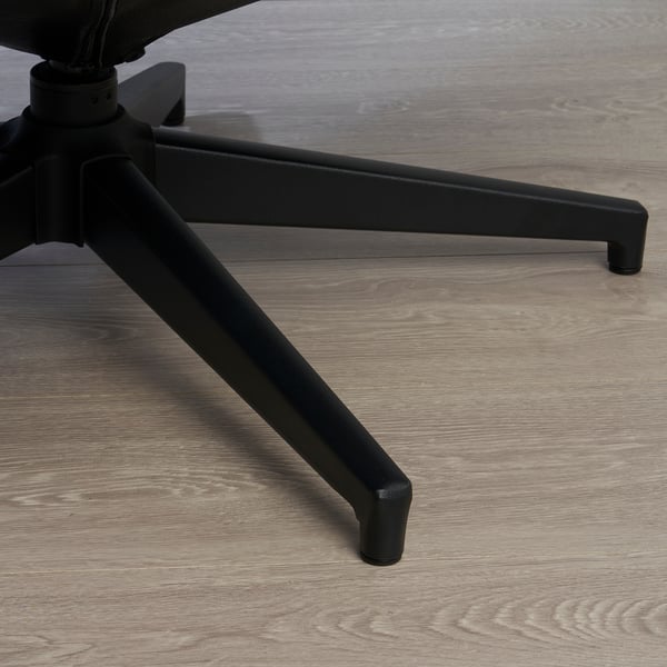 HAVBERG footstool, Grann/Bomstad black, 64x64 cm