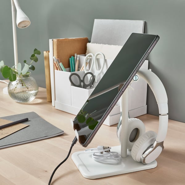 HAVREHOJ holder for tablet, 12x32x16 cm