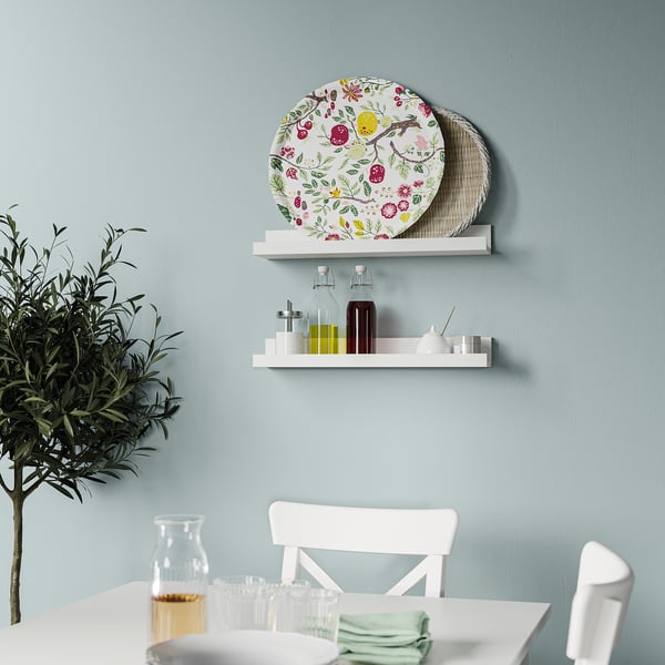 HAVSBRAXEN tray, multicolor patterned, 43 cm