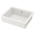 HAVSEN sink bowl w visible front, white, 62x48 cm