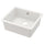HAVSEN inset sink, 1 bowl, white, 53x47 cm