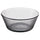 HAVSGÄDDA bowl, stripe pattern/grey, 12 cm