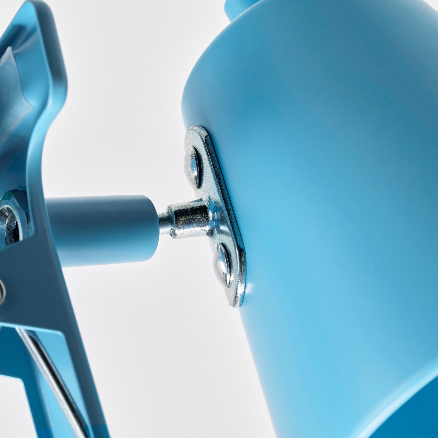 HAVSSALLAD clamp spotlight, light blue, 8.5 cm