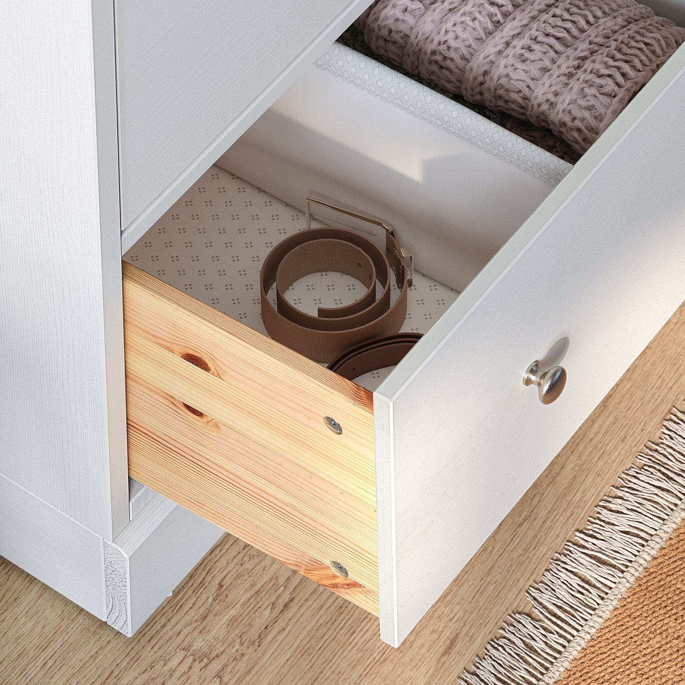 HAVSTA chest of 3 drawers, white, 81x47x89 cm