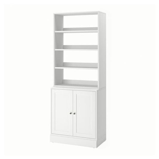 HAVSTA - Storage combination, white, 81x47x212 cm