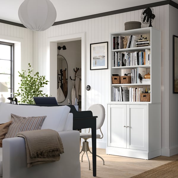 HAVSTA storage combination, white, 81x47x212 cm