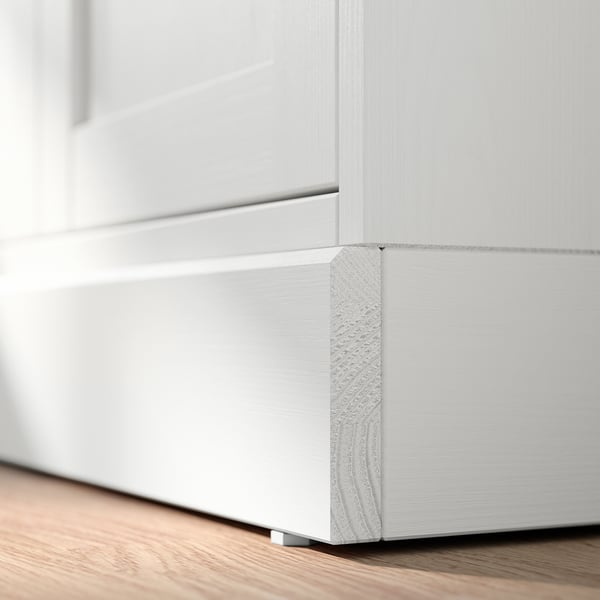 HAVSTA - HAVSTA TV storage combination, white, 241x47x89 cm
