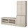 HAVSTA - HAVSTA TV storage combination, grey-beige, 241x47x212 cm