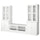 HAVSTA - HAVSTA TV storage combination/glass doors, white, 322x47x212 cm