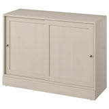 HAVSTA sideboard basic unit, grey-beige, 121x47x89 cm