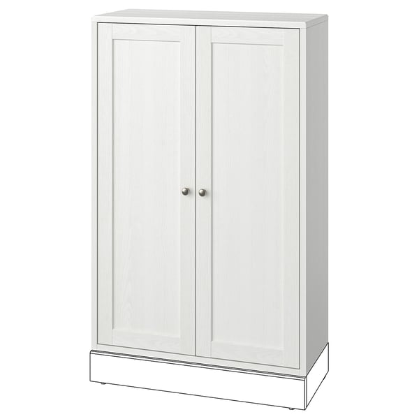 HAVSTA - Cabinet, white, 81x35x123 cm