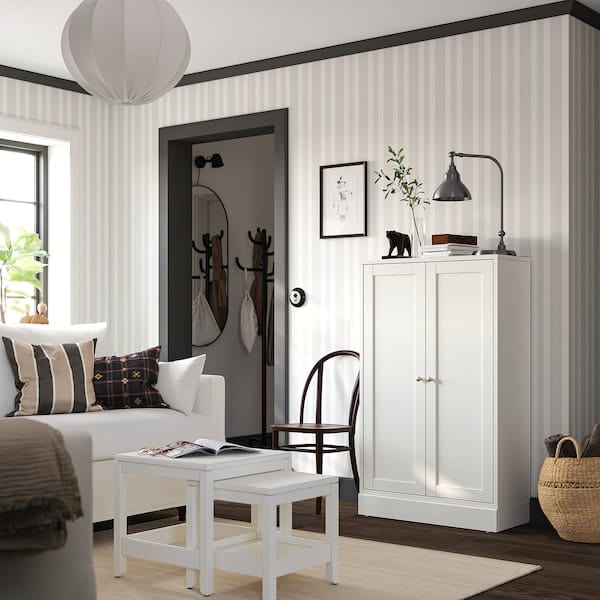 Ikea HAVSTA - Cabinet with plinth, white, 81x37x134 cm