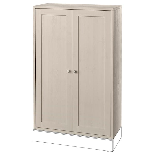 Ikea HAVSTA - Cabinet, grey-beige, 81x35x123 cm