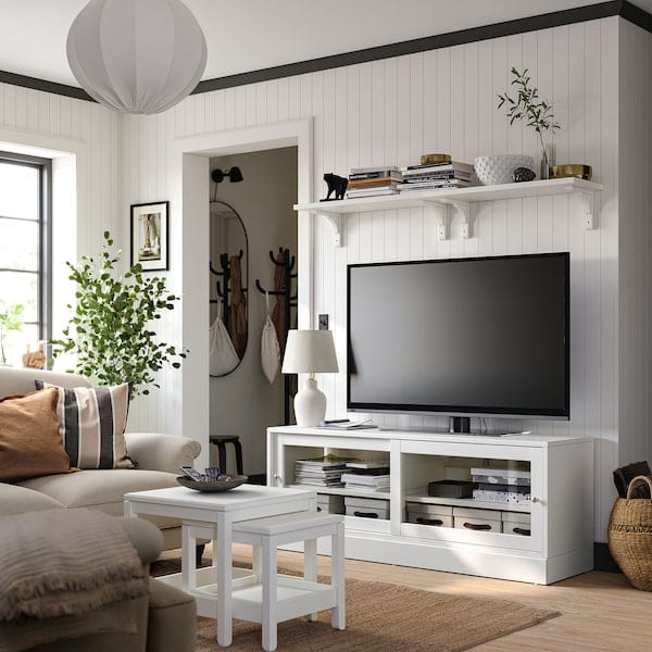 Ikea HAVSTA - TV bench with plinth, white, 160x47x62 cm