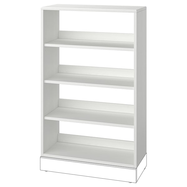 HAVSTA - Shelving unit, white, 81x35x123 cm