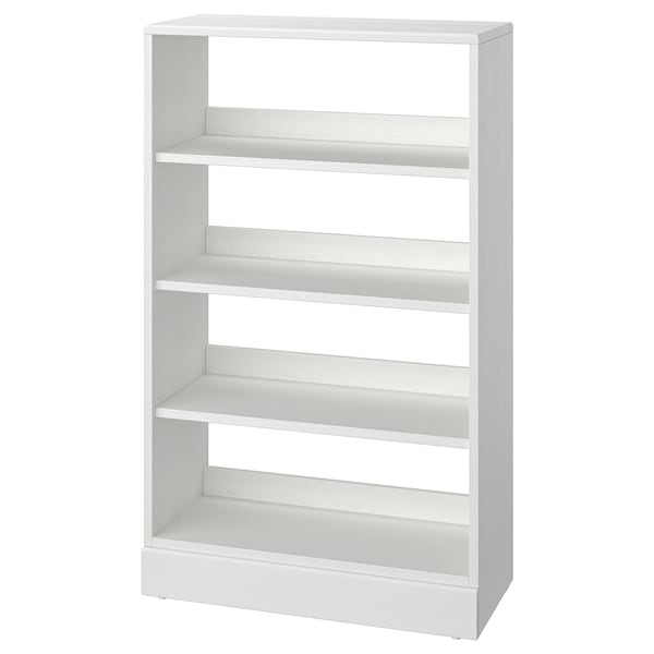 HAVSTA - Shelf with plinth, white,81x37x134 cm