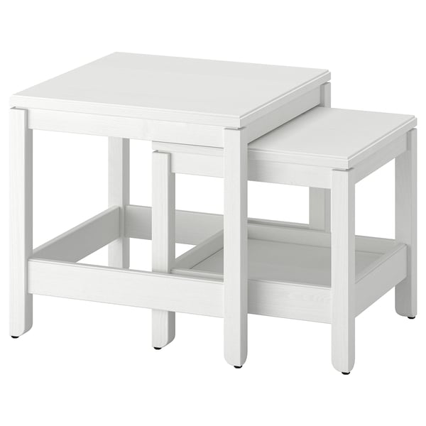 HAVSTA - HAVSTA Nest of tables, set of 2, white