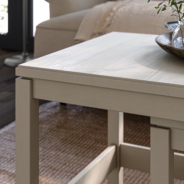 HAVSTA - HAVSTA Nest of tables, set of 2, grey-beige