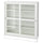 HAVSTA - HAVSTA Glass-door cabinet, white, 121x35x123 cm