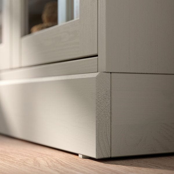 Ikea HAVSTA - Plinth, grey-beige, 121x37x12 cm