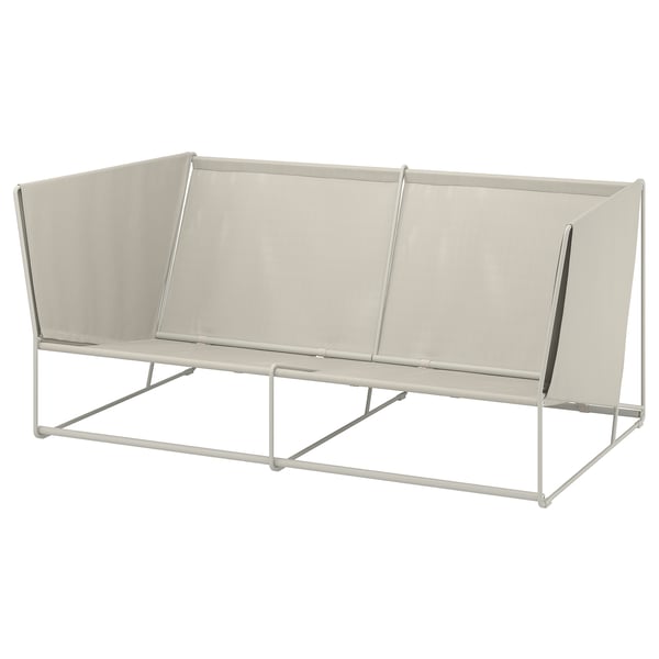 HAVSTEN - HAVSTEN 2-seat sofa, outdoor, beige, 179x92x76 cm