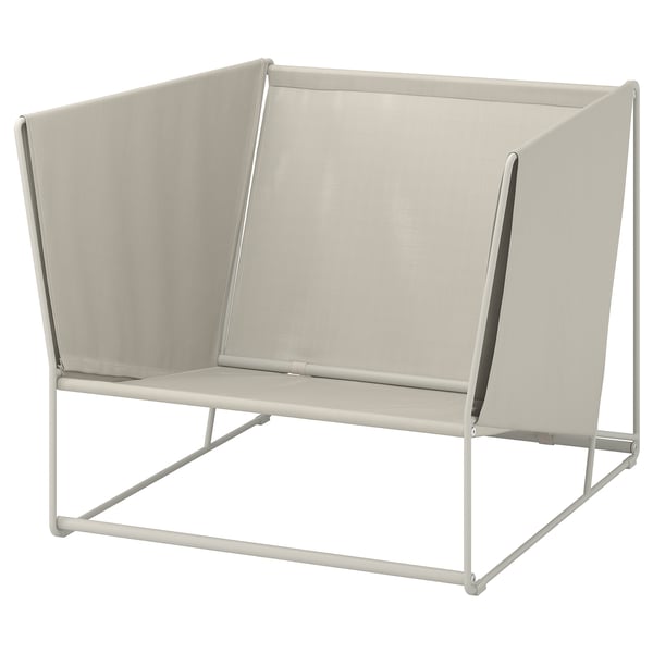 HAVSTEN armchair, outdoor, beige, 98x76x92 cm