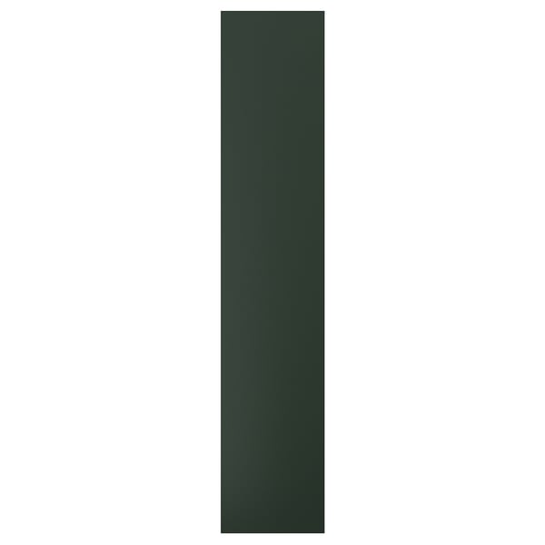 HAVSTORP door, deep green, 40x200 cm