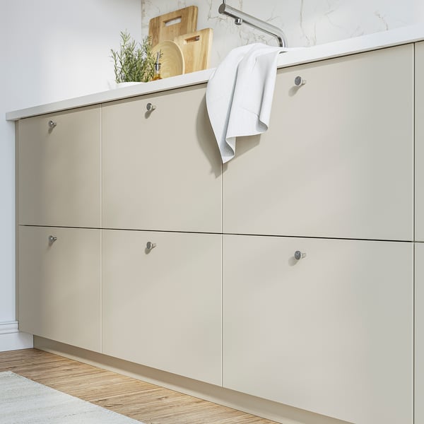 HAVSTORP drawer front, beige, 60x20 cm