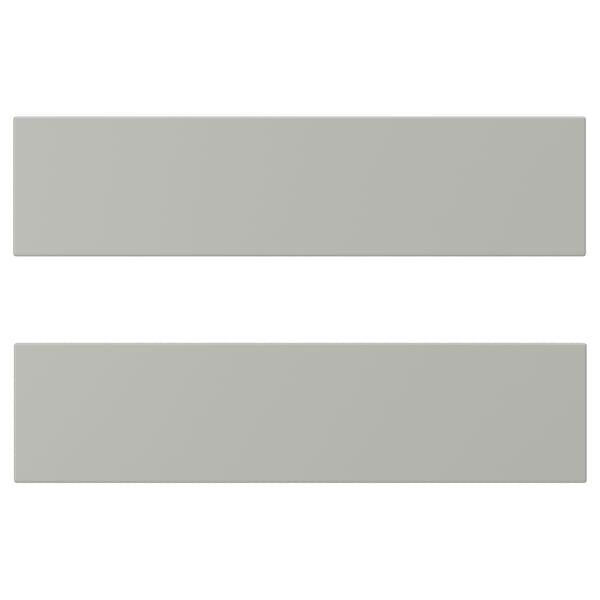 HAVSTORP drawer front, light grey, 40x10 cm, 2 pack