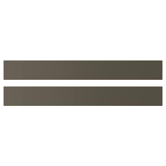 Ikea HAVSTORP - Drawer front, brown-beige, 80x10 cm