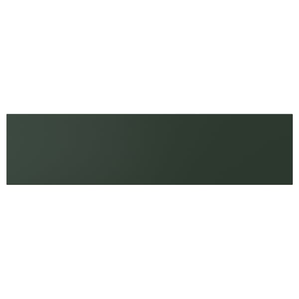 HAVSTORP drawer front, deep green, 80x20 cm
