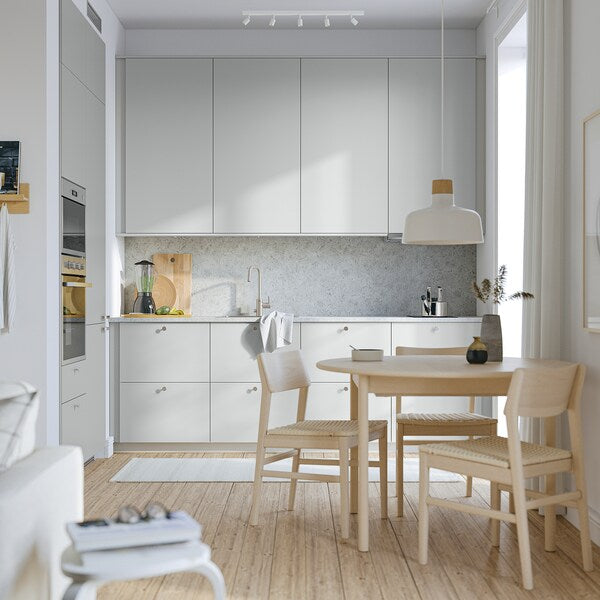 HAVSTORP - Front for dishwasher, light grey, 45x80 cm